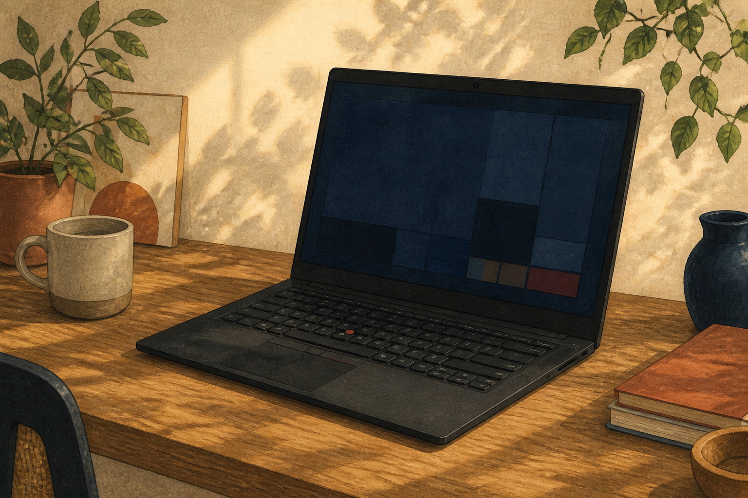 ThinkPad на рабочем столе